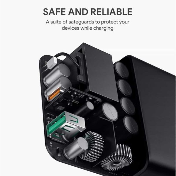 Củ Sạc Nhanh Aukey PA-D3 60W, 2 cổng USB 12W + Type C