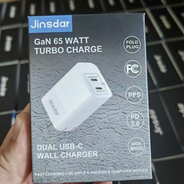 Củ Sạc Nhanh Jinsdar 65W GaN Dual USB C