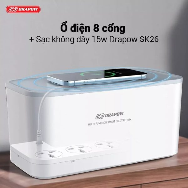 Hộp ổ điện thông minh Drapow SK26