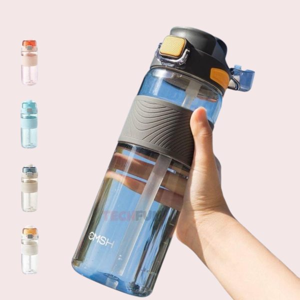 Bình nước kèm ống hút 700ml