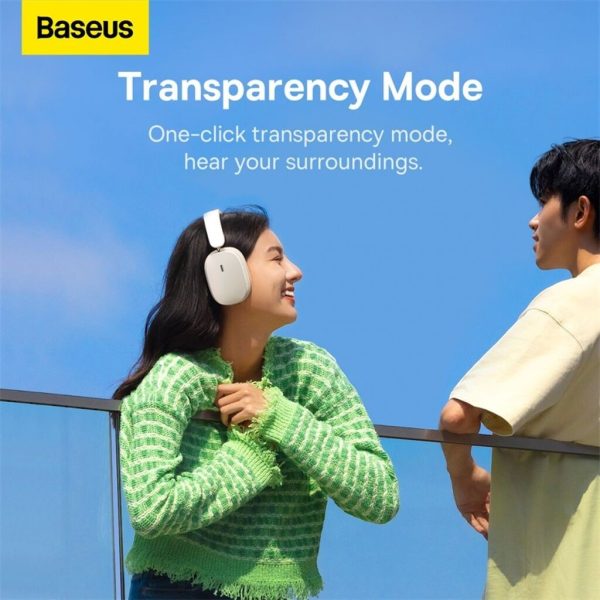 Tai Nghe Chụp Tai Không Dây Baseus Bowie H1 ANC Chống Ồn Chủ Động