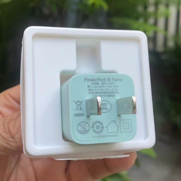 Củ Sạc Nhanh Anker 20W A2633 Bản Đặc Biệt Màu Tím - Xanh