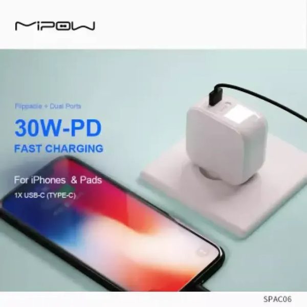Củ sạc nhanh 30W MIPOW SPAC06
