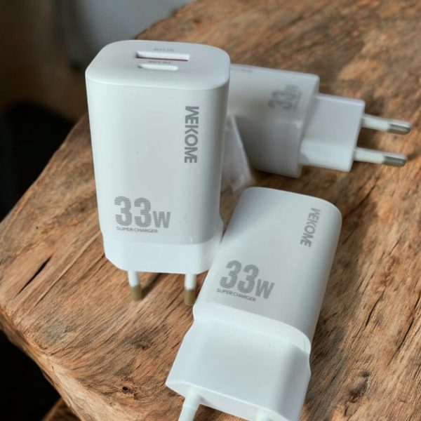 Sạc Nhanh Wekome WP-U140 PD+QC 33W GaN (không hộp) Sạc Nhanh Wekome WP-U140 PD+QC 33W GaN (không hộp)
