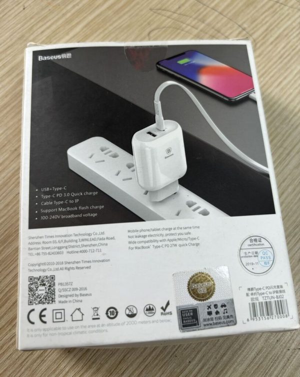 Bộ củ cáp 32w Baseus Boujuer Series PD cho Iphone