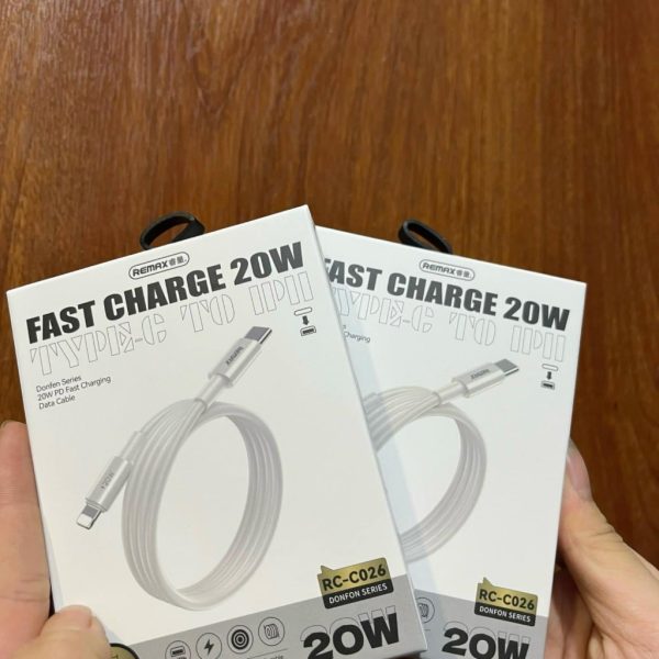 Dây cáp sạc nhanh C to L 20W Remax RC-C026 PD