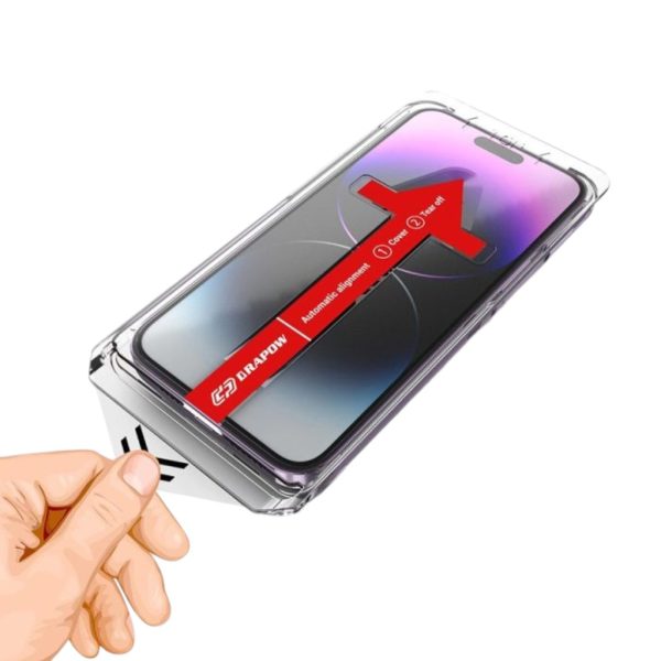 Kính cường lực tự dán KingKong Drapow tự lấy bụi