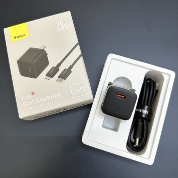 Bộ Sạc Nhanh 20W Baseus kèm cáp C to L