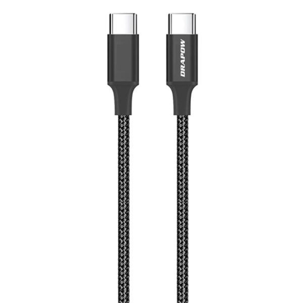 Cáp sạc nhanh C to C Drapow SD06 dây dù dài 2M Cáp sạc nhanh C to C Drapow SD06 dây dù dài 2M