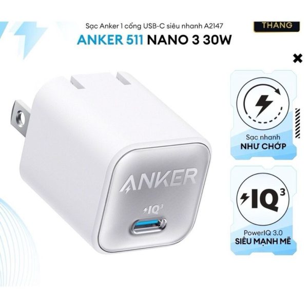 Củ Sạc 30W Anker 511 NANO 3