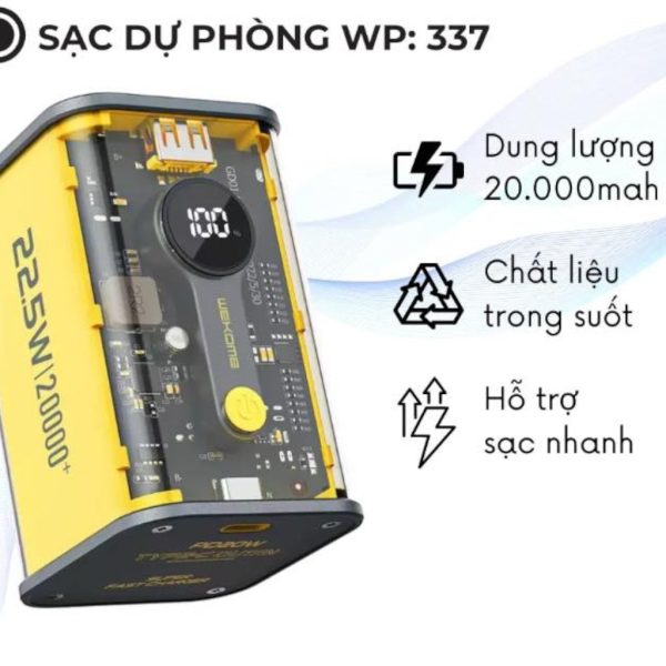 Sạc dự phòng WEKOME WP-337