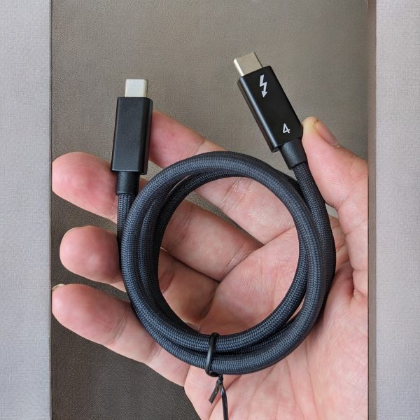 Cáp C to C chuẩn Thunderbolt 4, hỗ trợ sạc, chuyển dữ liệu, xuất âm thanh, hình ảnh