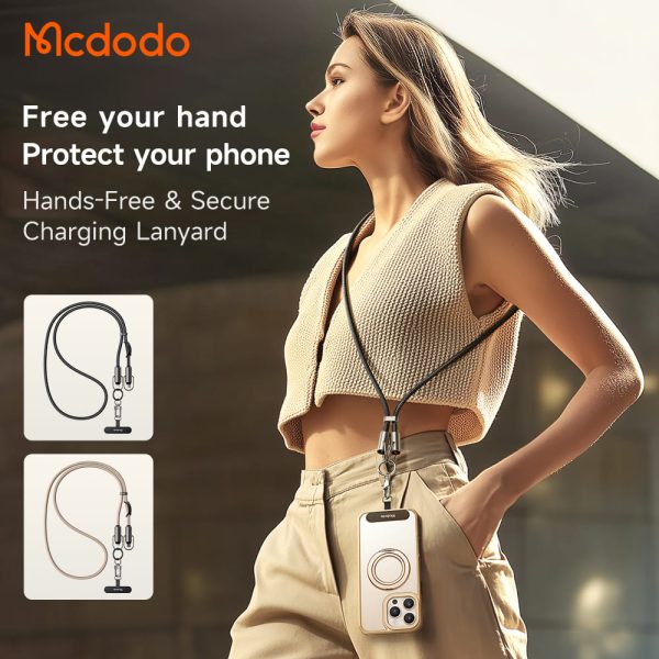 Cáp Sạc Nhanh Mcdodo C to iP 36W 2-in-1 Charging Crossody Phone Lanyard