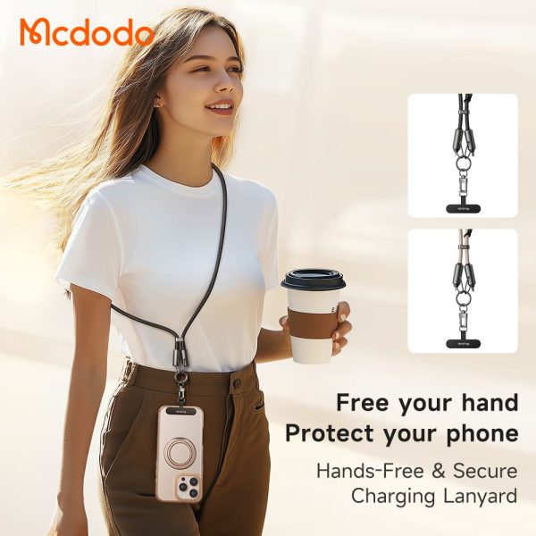 Cáp Sạc Nhanh Mcdodo C to iP 36W 2-in-1 Charging Crossody Phone Lanyard