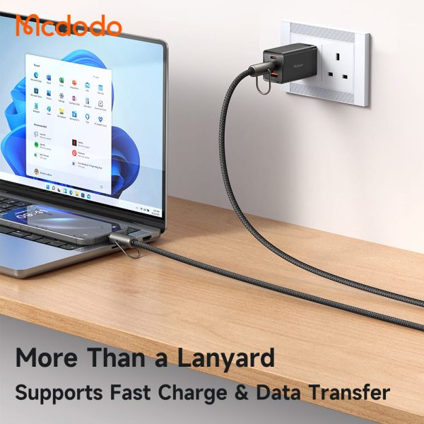 Cáp Sạc Nhanh Mcdodo C to iP 36W 2-in-1 Charging Crossody Phone Lanyard
