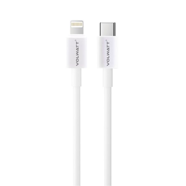 Cáp sạc siêu nhanh & truyền dữ liệu tốc độ cao Volwatt (Đức) GE-025-CL Type C to Lightning Cable Cáp sạc siêu nhanh & truyền dữ liệu tốc độ cao Volwatt (Đức) GE-025-CL Type C to Lightning Cable