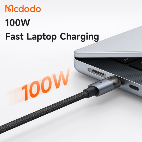 Cáp Sạc Nhanh Mcdodo USB / Type-C to M+L+C 6-in-1 100W Transparent Cable with Charging Light Cáp Sạc Nhanh Mcdodo USB / Type-C to M+L+C 6-in-1 100W Transparent Cable with Charging Light