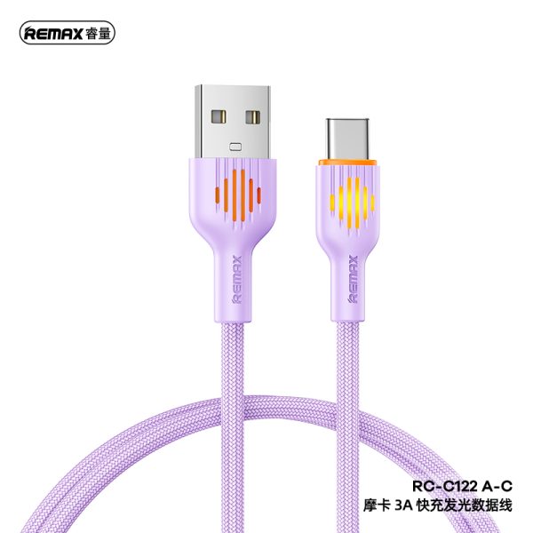 Cáp sạc nhanh Type C REMAX RC-C122 A-C 2.4A Cáp sạc nhanh Type C REMAX RC-C122 A-C 2.4A