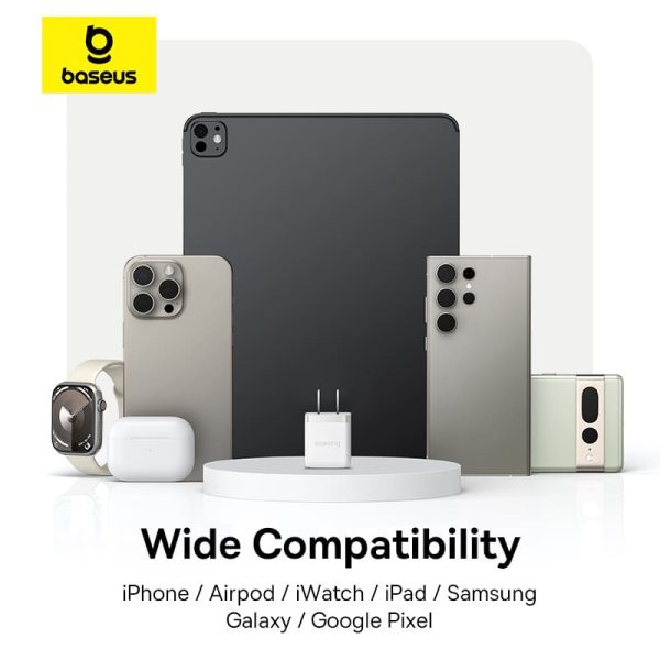 Bộ Sạc Nhanh Baseus Palm Fast Charger 1C 20W/30W (Kèm cáp C to iP 1m)