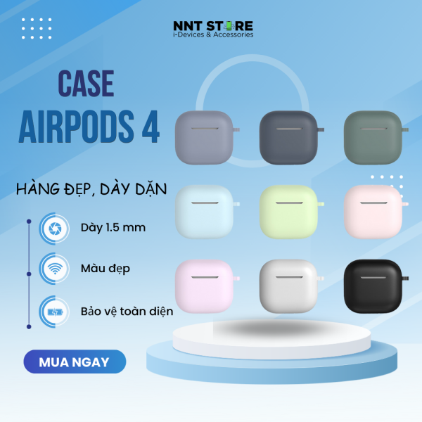 Ốp case hộp đựng tai nghe Airpods 4