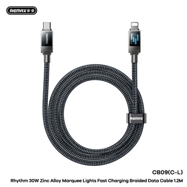 Cáp Sạc Nhanh REMAX CB09 Rhythm C-C 240W/ C-L 30W