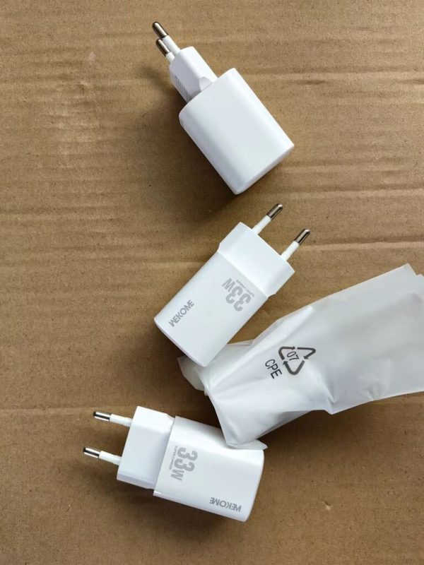 CỦ Sạc Nhanh Wekome PD+QC 33W GaN WP-U140 , không hộp