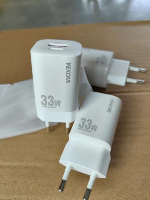 CỦ Sạc Nhanh Wekome PD+QC 33W GaN WP-U140 , không hộp
