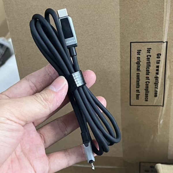 Cáp sạc iPhone C to L có MFI, hiển thị công suất FEEYOO Heymix (hàng xuất Đức )