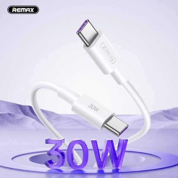 Cáp Sạc Nhanh Remax RC-C021 C-C 30W (1M/2M) – Mềm Mại, Mượt Mà