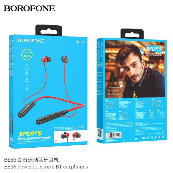 Tai Nghe Thể Thao Bluetooth âm thanh sống động chính hãng Borofone BE56