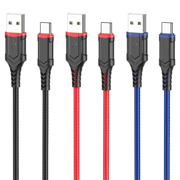 Cáp sạc Borofone BX67 Lightning, typeC, micro