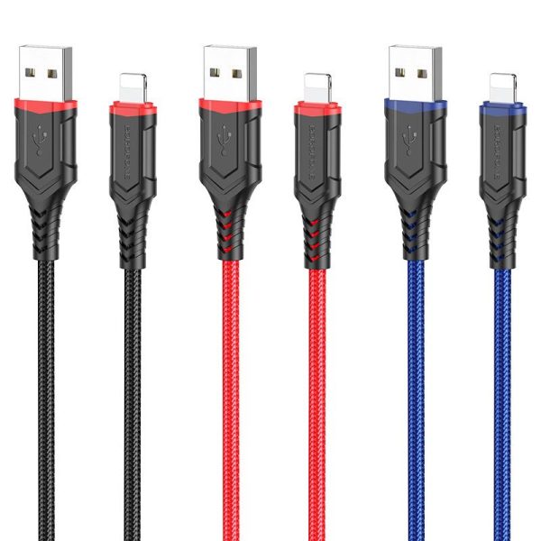 Cáp sạc Borofone BX67 Lightning, typeC, micro