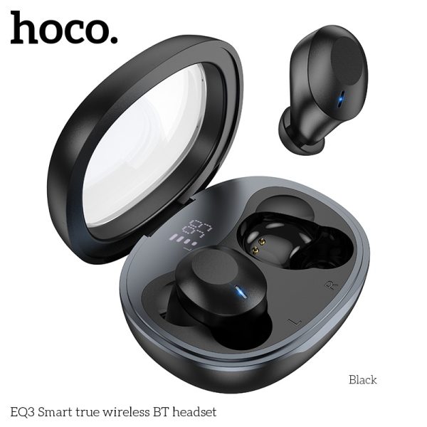 Tai nghe Bluetooth Hoco EQ3 chính hãng Cảm Ứng Âm Thanh Nổi HD Có Mic Và Đèn LED,Tai nghe Bluetooth