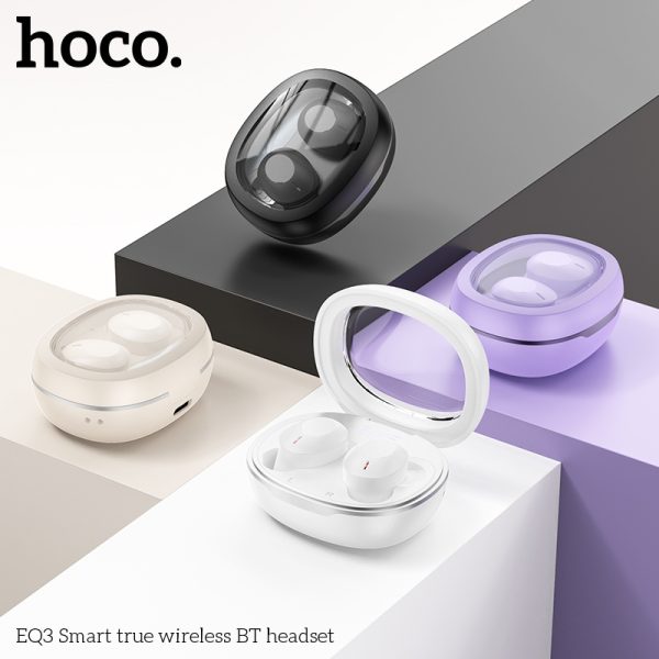 Tai nghe Bluetooth Hoco EQ3 chính hãng Cảm Ứng Âm Thanh Nổi HD Có Mic Và Đèn LED,Tai nghe Bluetooth