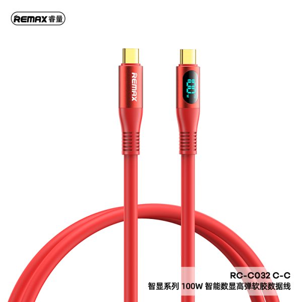 Cáp sạc báo dòng REMAX RC-C032 C-C 100W (Type C To Type C)