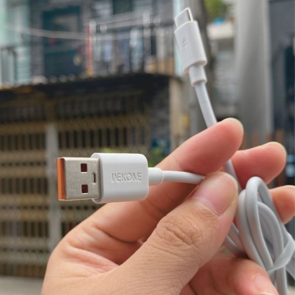 Cáp Sạc Siêu Nhanh WEKOME WDC-22 USB-C 120W – Tương Thích UFCS, Bền Bỉ & Ổn Định