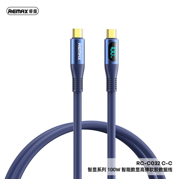 Cáp sạc báo dòng REMAX RC-C032 C-C 100W (Type C To Type C)