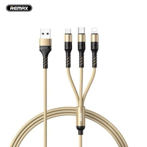 Cáp Sạc Nhanh REMAX RC-186th 3.1A 3IN1