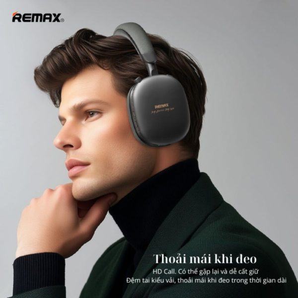 Tai Nghe Bluetooth Chụp Tai REMAX RB-650HB – Âm Thanh HIFI, Pin Khủng 70h