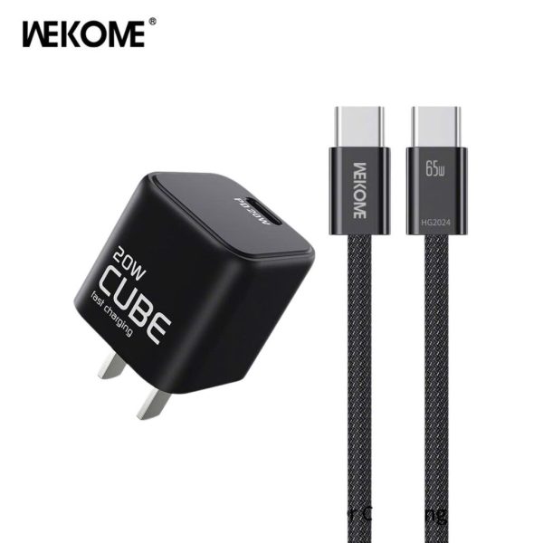 Combo Sạc Nhanh WEKOME WU-30 | PD 20W + Cáp Sạc 27W ( C-L )/65W ( C-C ) - ( Xuất VAT + 8% )