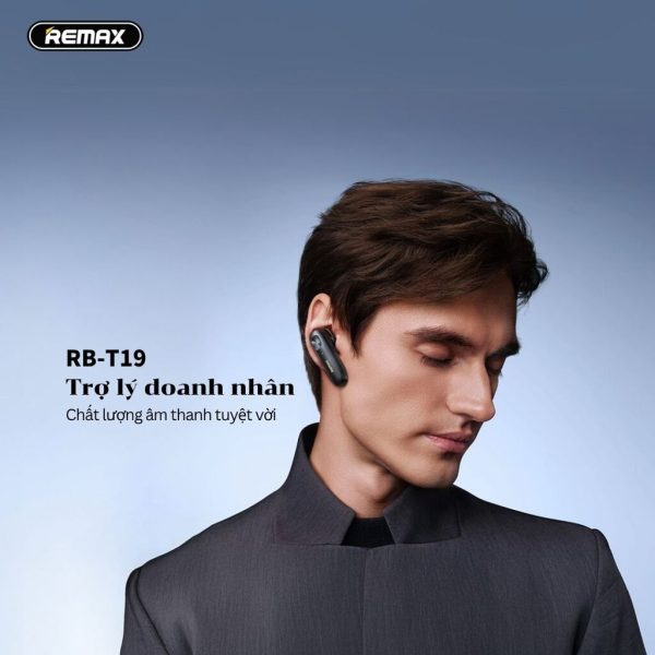 Tai Nghe Bluetooth REMAX RB-T19 – Trợ Lý Đàm Thoại Đỉnh Cao, Pin Trâu 20 Giờ