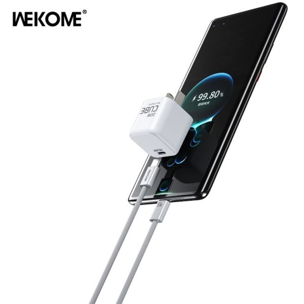 Combo Sạc Nhanh WEKOME WU-30 | PD 20W + Cáp Sạc 27W ( C-L )/65W ( C-C ) - ( Xuất VAT + 8% )