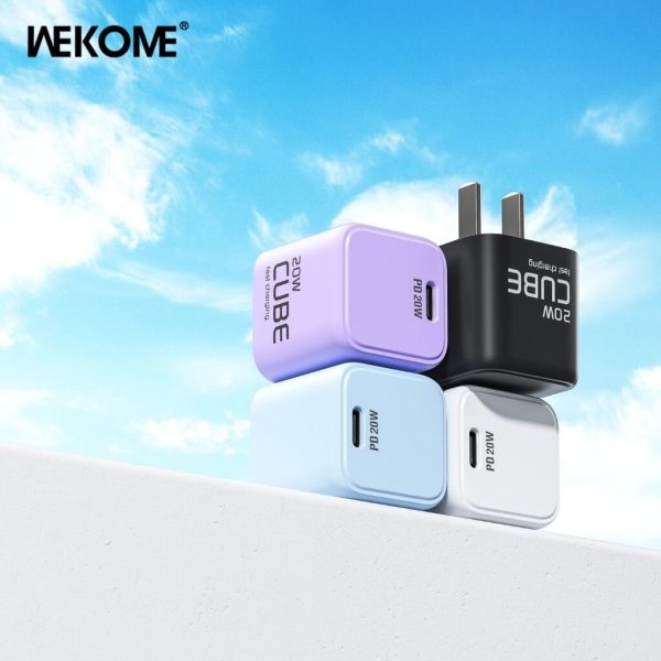 Combo Sạc Nhanh WEKOME WU-30 | PD 20W + Cáp Sạc 27W ( C-L )/65W ( C-C ) - ( Xuất VAT + 8% )