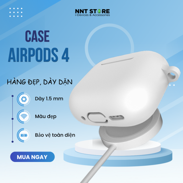 Ốp case hộp đựng tai nghe Airpods 4