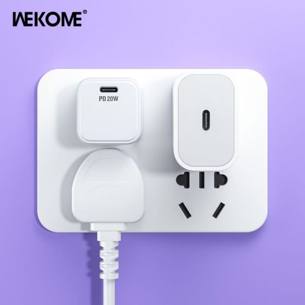 Combo Sạc Nhanh WEKOME WU-30 | PD 20W + Cáp Sạc 27W ( C-L )/65W ( C-C ) - ( Xuất VAT + 8% )