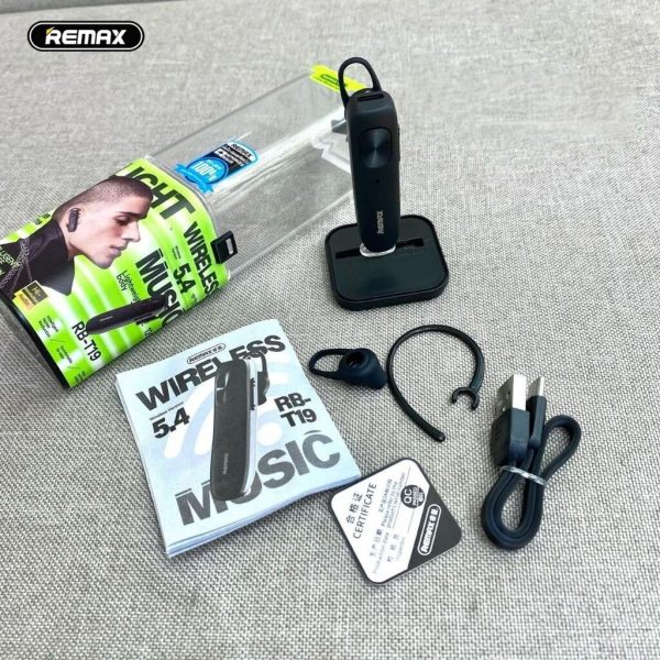 Tai Nghe Bluetooth REMAX RB-T19 – Trợ Lý Đàm Thoại Đỉnh Cao, Pin Trâu 20 Giờ