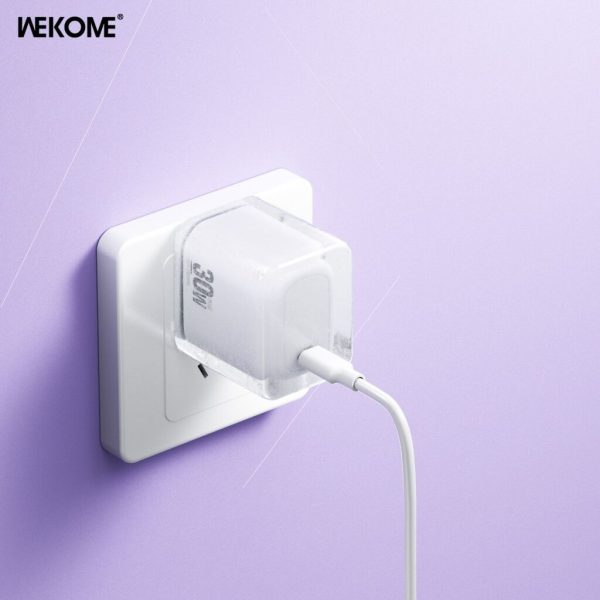 Bộ Sạc Nhanh WEKOME WU-39 PD 30W + Cáp Sạc 27W ( C-L ) / 65W ( C-C ) Bộ Sạc Nhanh WEKOME WU-39 PD 30W + Cáp Sạc 27W ( C-L ) / 65W ( C-C )
