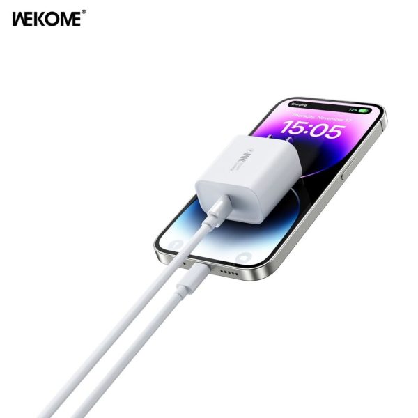 Bộ Sạc Nhanh WEKOME WU-38 PD20W + Cáp Sạc 20W ( C-L )/ 100W ( C-C ) - ( Xuất VAT + 8% ) Bộ Sạc Nhanh WEKOME WU-38 PD20W + Cáp Sạc 20W ( C-L )/ 100W ( C-C ) - ( Xuất VAT + 8% )