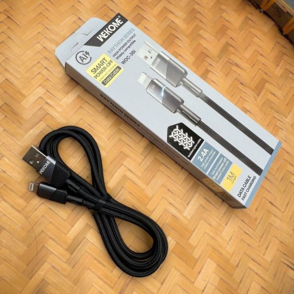 Cáp Sạc WEKOME WDC-36i USB to Lightning | Tự Ngắt Thông Minh