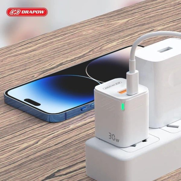 (Sale Mua 10 Tặng 5 Củ XO L7 )Củ Sạc Nhanh 30W 2 Cổng Drapow GA32